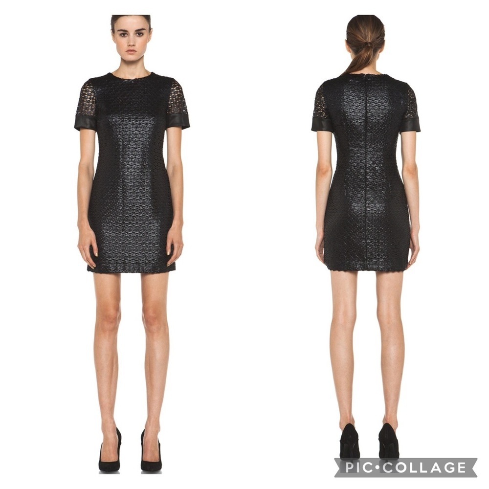 🎀DVF black new Cindy lace dress size 2